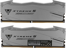 Память DDR5 2x16GB 8000MHz Patriot PVXR532G80C38KM Viper Xtreme 5 RGB RTL Gaming PC5-64000 CL38 DIMM 288-pin 1.45В с радиатором Ret