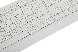 Клавиатура + мышь A4Tech Fstyler FG1012 клав:белый мышь:белый USB беспроводная Multimedia (FG1012 WHITE)