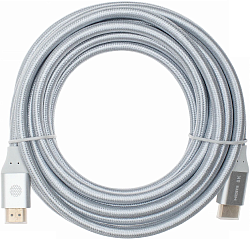 Кабель аудио-видео Cactus CS-HDMI.2.1-5 HDMI (m)/HDMI (m) 5м. позолоч.конт. серебристый