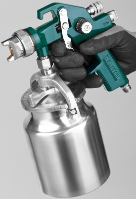 Краскораспылитель Kraftool 06520-1.4 280л/мин соп.:1.4мм бак:1л