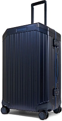 Чемодан Piquadro ALUB2 (BV4427ALUB2/BLU2) 46x69x27см 67л. 6.236кг. алюминий/натур.кожа темно-синий