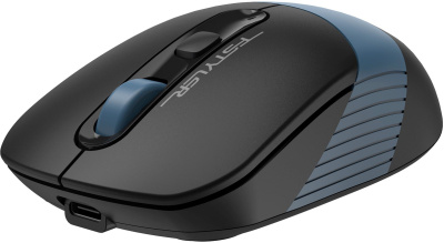 Мышь A4Tech Fstyler FB10CS черный/синий оптическая 2000dpi silent беспров. BT/Radio USB 4but (FB10CS USB ASH BLUE)