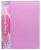 Папка на 2-х кольцах Бюрократ Pastel PAST0812/2RPINK A4 пластик 0.5мм кор.27мм торц.карм с бум. встав розовый