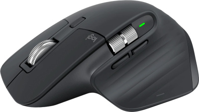 Мышь Logitech MX Master 3S графитовый оптическая 8000dpi беспров. BT/Radio USB 5but (910-006565)