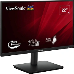 Монитор ViewSonic 21.5" VA220-H черный VA LED 1ms 16:9 HDMI матовая 250cd 178гр/178гр 1920x1080 100Hz VGA FHD 2.5кг