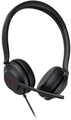 Гарнитура проводная Yealink UH35 Dual UC черный