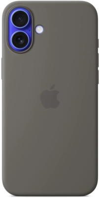 Чехол (клип-кейс) Apple для Apple iPhone 16 Plus Silicone Case with MagSafe серый Stone Gray (MYYC3ZM/A)