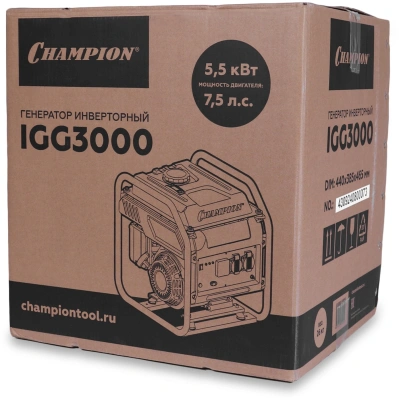 Генератор Champion IGG3000 2.9кВт
