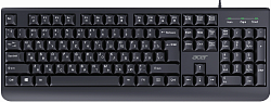 Клавиатура Acer OKW400 черный USB Multimedia (ZL.KBDEE.01C) кабель 1.8м