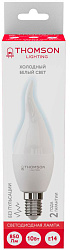 Лампа светодиодная Thomson TH-B2313 10Вт цок.:E14 свеча 220B св.свеч.бел.хол. Tail Candle (упак.:1шт)