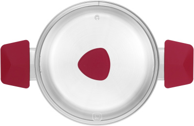 Кастрюля Rondell Strike RDS-815 4.8л. d=24см (с крышкой) стальной