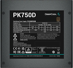 Блок питания Deepcool ATX 750W Game Storm PK750D V2 80+ bronze (20+4pin) APFC 120mm fan 8xSATA RTL