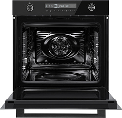 Духовой шкаф Электрический Weissgauff EOM 751 PDB Black Edition черный