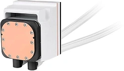 Система водяного охлаждения Thermaltake MAGFloe 360 Ultra Snow ARGB Soc-AM5/AM4/1200/1700/1851 белый 4-pin 30.6dB Al+Cu LCD Ret (CL-W433-PL12SW-A)