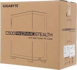 Корпус Gigabyte GB-C500P ST черный без БП ATX 6x120mm 3x140mm 2xUSB3.0 audio bott PSU