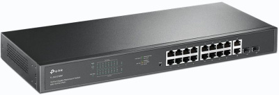 Коммутатор TP-Link TL-SG1218MP (L2) 18x1Гбит/с 2xКомбо(1000BASE-T/SFP) 16PoE+ 250W неуправляемый