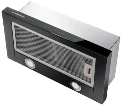 Вытяжка встраиваемая Kuppersberg High-Tech Slimtouch 60 B черный управление: кнопочное (1 мотор)