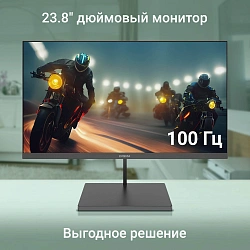 Монитор Digma 23.8" Progress 24A501F черный VA LED 16:9 HDMI матовая 250cd 178гр/178гр 1920x1080 100Hz FreeSync VGA FHD 3кг