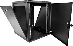 Шкаф коммутационный ЦМО (ШРН-М-15.500.1-9005) настенный 15U 600x520мм пер.дв.металл 130кг черный 456мм 23.94кг 180град. 745мм IP20 сталь