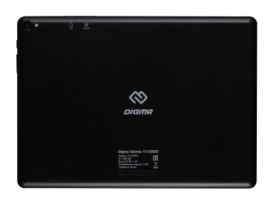 Планшет Digma Optima 10 A500S SC7731E (1.3) 4C RAM1Gb ROM16Gb 10.1" IPS 1280x800 3G 1Sim Android 10.0 Go черный 2Mpix 0.3Mpix BT WiFi microSD 128Gb 5000mAh
