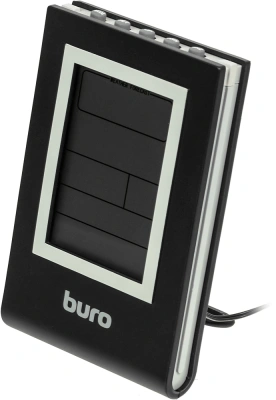 Погодная станция Buro H117AB серебристый/черный