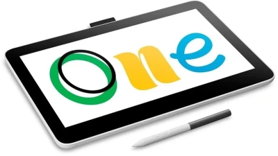 Графический планшет-монитор Wacom One 13 Touch LED USB Type-C белый