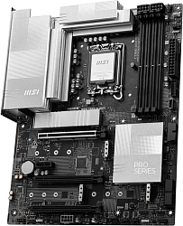 Материнская плата MSI PRO Z890-P WIFI Soc-1851 Intel Z890 ATX AC`97 8ch(7.1) 5Gigabit RAID+HDMI+DP