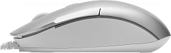 Мышь A4Tech Fstyler FM26S серебристый/белый оптическая 1600dpi silent USB для ноутбука 4but (FM26S USB (ICY WHITE))