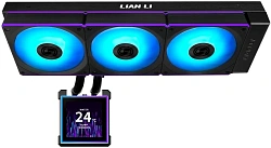 Система водяного охлаждения Lian-Li HydroShift II LCD-S 360CL ARGB Soc-AM5/AM4/1700/1851 черный 4-pin 30dB Al+Cu LCD Ret (G89.GHS2LCDS36CB.R0)