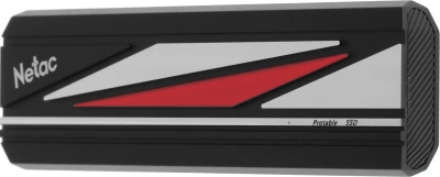 Накопитель SSD Netac USB-C 1TB NT01ZX20L-001T-32BK ZX20L черный