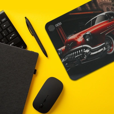 Коврик для мыши Cactus Red Car рисунок 300x250x2мм (CS-MP-P07M)