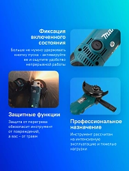 Углошлифовальная машина Makita GA9020 2200Вт 6600об/мин рез.шпин.:M14 d=230мм