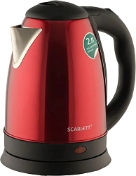 Чайник электрический Scarlett SC-EK21S76 2л. 1800Вт красный корпус: металл