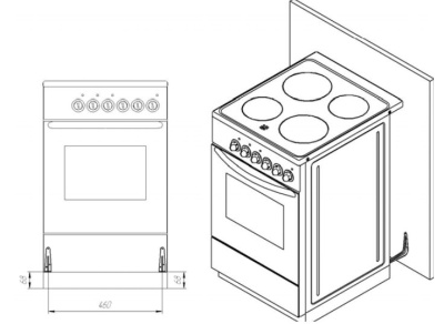 Плита Газовая Лысьва ГП 400 МС-2у коричневый (без крышки) реш.сталь