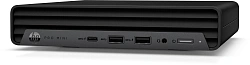 Неттоп HP ProDesk 400 G9 Mini i5 14500T (1.7) 16Gb SSD512Gb UHDG 770 Windows 11 Pro GbitEth WiFi BT 90W мышь клавиатура черный (CV9L4AT/W11P)