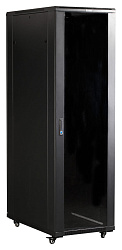Шкаф коммутационный Lanmaster Business (TWT-CBB-22U-6X10-P1) напольный 22U 600x1000мм пер.дв.перфор. задн.дв.перфор.2-хст. 2 бок.пан. 800кг черный IP20