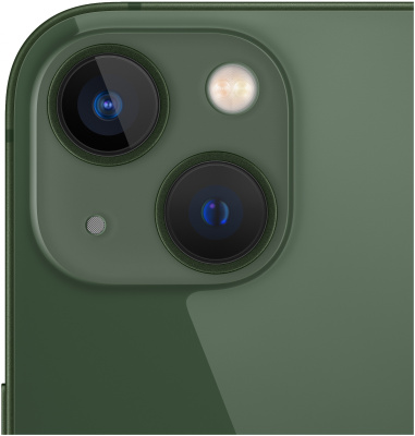 Смартфон Apple A2633 iPhone 13 128Gb 4Gb альпийский зеленый моноблок 3G 4G 1Sim 6.1" 1170x2532 iOS 16 12Mpix 802.11 a/b/g/n/ac/ax NFC GPS Protect