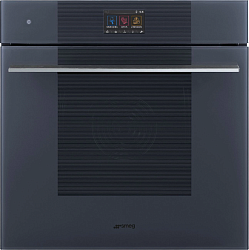 Духовой шкаф Электрический Smeg Linea SO6104APG серый/серебристый