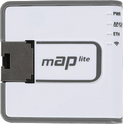 Точка доступа MikroTik mAP lite (RBMAPL-2ND) N300 10/100BASE-TX белый