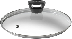 Сковорода Tefal Force 4218928 круглая 28см покрытие: Titanium ручка несъемная (с крышкой) черный (9100048323)