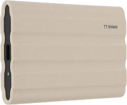 Накопитель SSD Samsung Original USB-C 2Tb MU-PE2T0K/WW Shield T7 1.8" бежевый