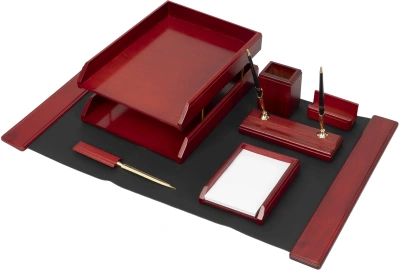 Настольный набор Good Sunrise M7C-25A (7 предметов) красное дерево дерево бордовый/черный
