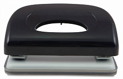 Дырокол Kw-Trio Dolphin 091X9BLACK макс.:10лист. пластик черный отв.:2 с линейкой