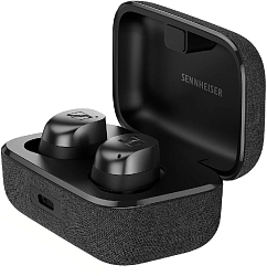 Наушники внутриканальные Sennheiser Momentum True Wireless 4 граф. беспроводные bluetooth в ушной раковине (700365 MTW4 BLACK GRAPHITE)