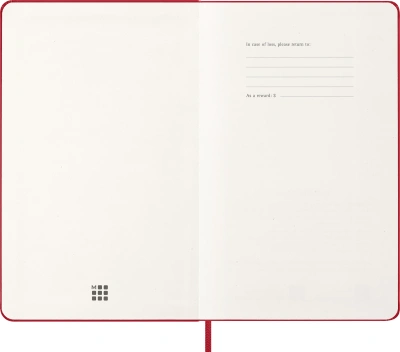 Ежедневник Moleskine CLASSIC Large 130х210мм 400стр. красный