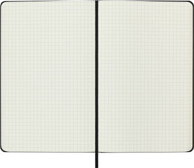 Блокнот Moleskine CLASSIC QP061 Large 130х210мм 240стр. клетка твердая обложка черный