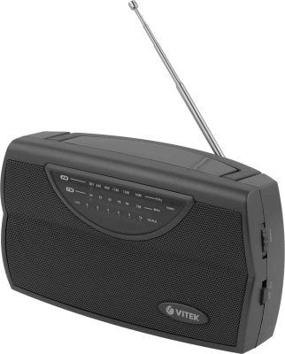 Радиоприемник настольный Vitek VT-3591 серый
