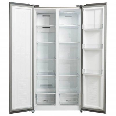 Холодильник Бирюса SBS 400 DI 2-хкамерн. нержавеющая сталь