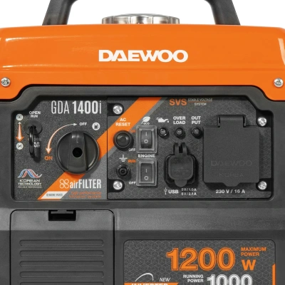 Генератор Daewoo GDA 1400i 1.2кВт