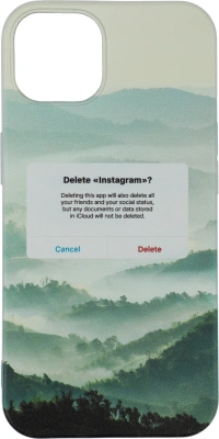 Чехол (клип-кейс) Gresso для iPhone 13 Meridian зеленый (GR17AAAE8894)